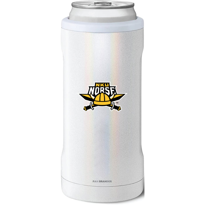 BruMate Slim Insulated Can Cooler with Northern Kentucky University Norse Primary Logo