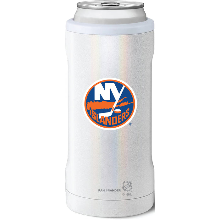 BruMate Slim Insulated Can Cooler with New York Islanders Primary Logo