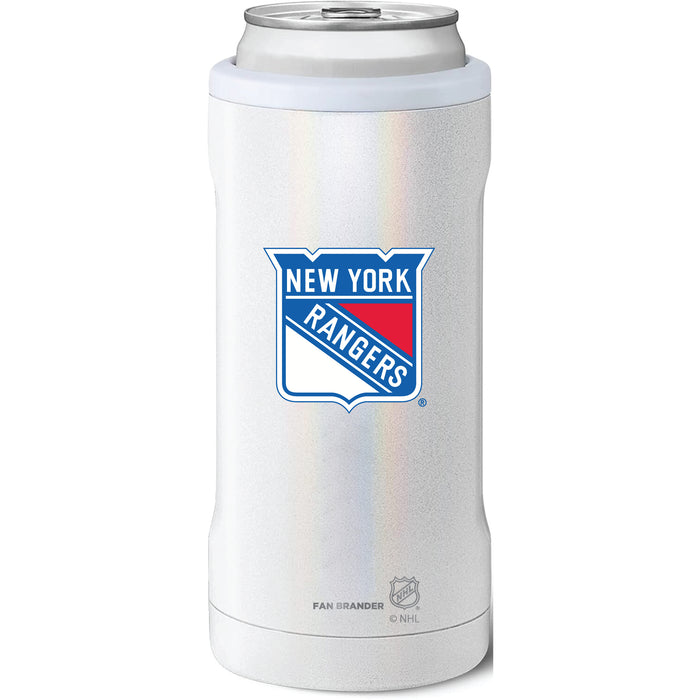 BruMate Slim Insulated Can Cooler with New York Rangers Primary Logo