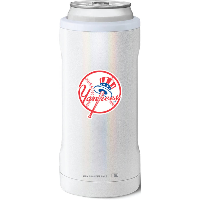 BruMate Slim Insulated Can Cooler with New York Yankees Secondary Logo