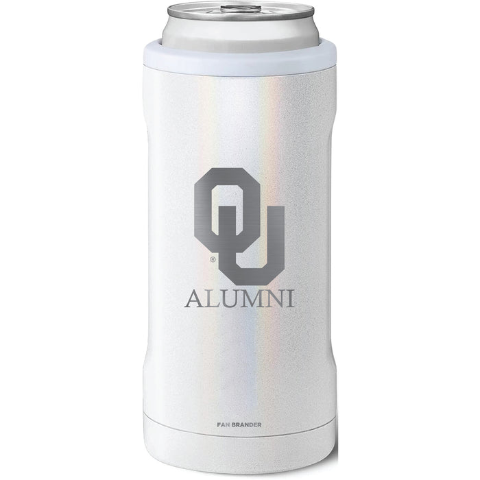 BruMate Slim Insulated Can Cooler with Oklahoma Sooners Alumni Primary Logo