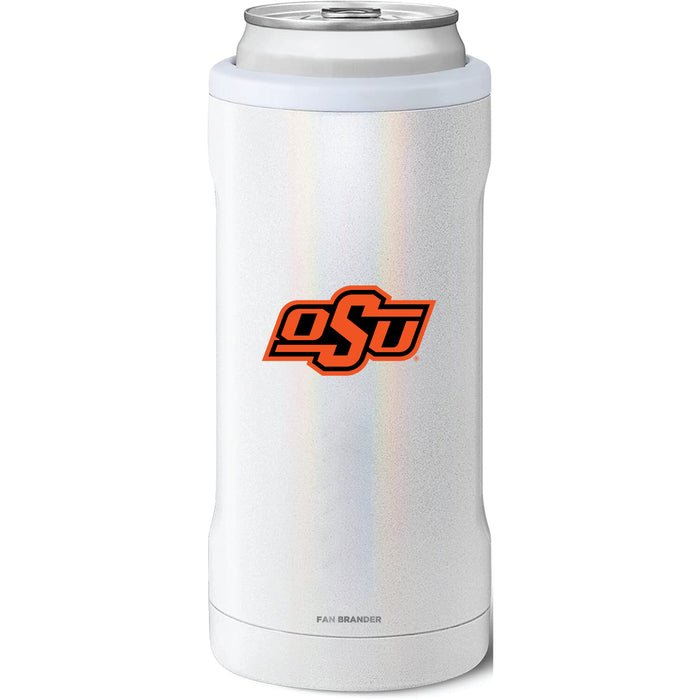 BruMate Slim Insulated Can Cooler with Oklahoma State Cowboys Primary Logo