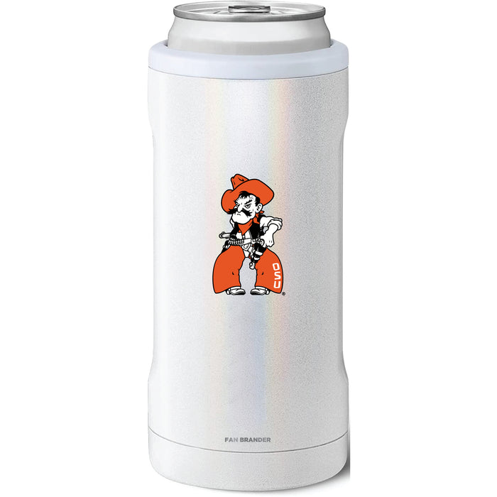 BruMate Slim Insulated Can Cooler with Oklahoma State Cowboys Secondary Logo