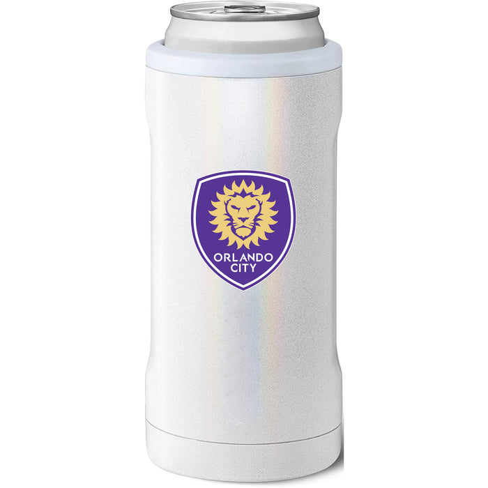 BruMate Slim Insulated Can Cooler with Orlando City SC Primary Logo