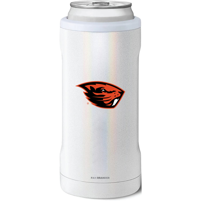 BruMate Slim Insulated Can Cooler with Oregon State Beavers Primary Logo