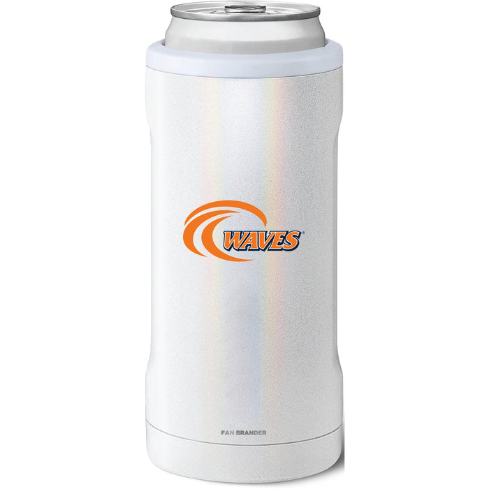 BruMate Slim Insulated Can Cooler with Pepperdine Waves Secondary Logo