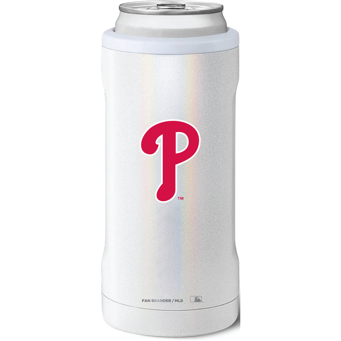 BruMate Slim Insulated Can Cooler with Philadelphia Phillies Secondary Logo