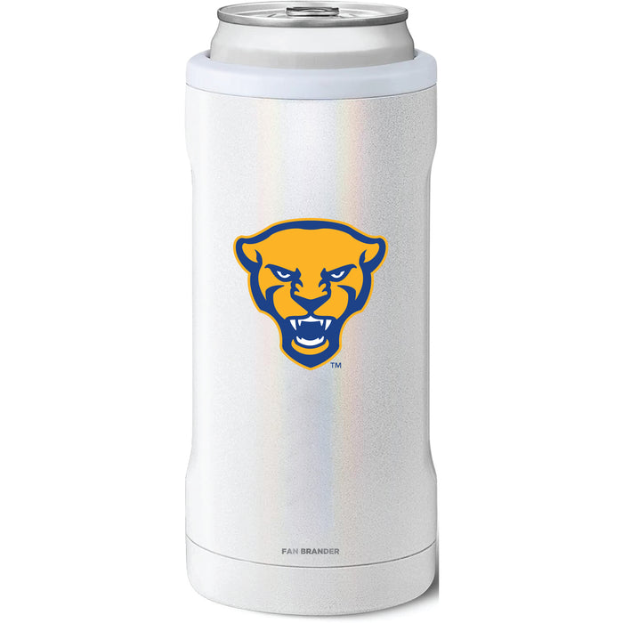 BruMate Slim Insulated Can Cooler with Pittsburgh Panthers Secondary Logo