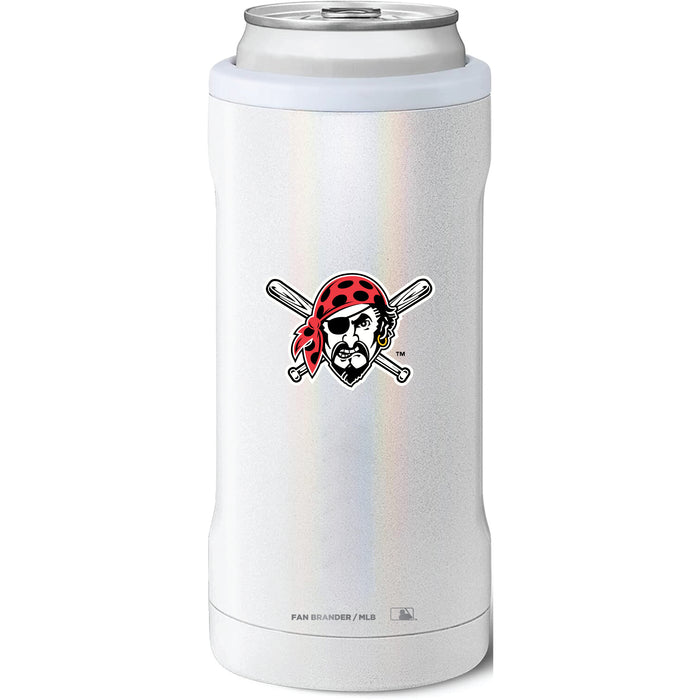 BruMate Slim Insulated Can Cooler with Pittsburgh Pirates Secondary Logo