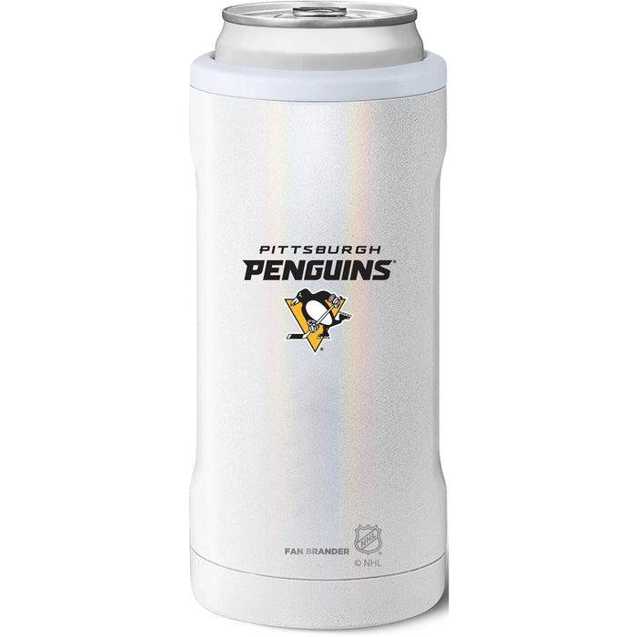 BruMate Slim Insulated Can Cooler with Pittsburgh Penguins Secondary Logo