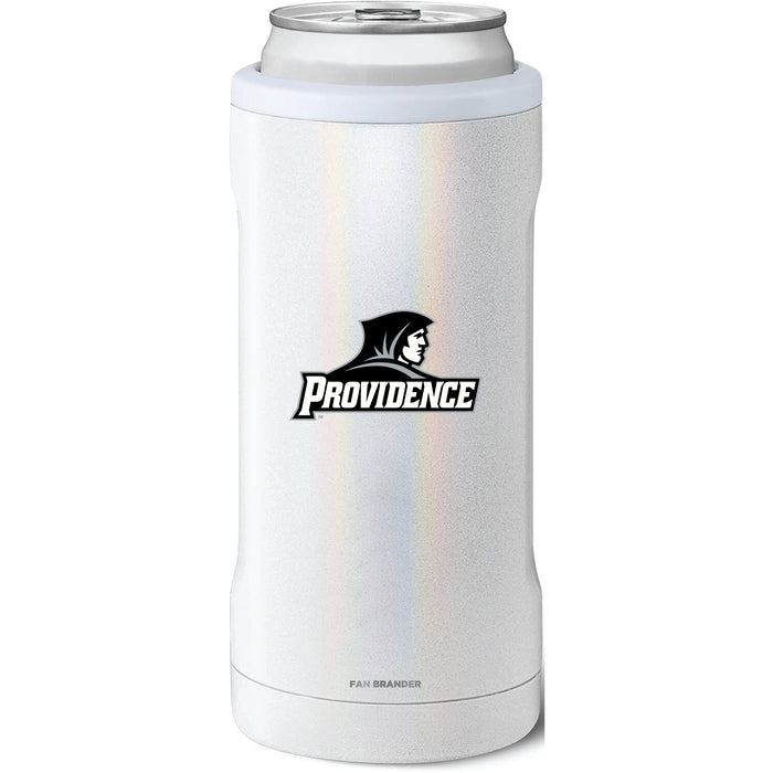 BruMate Slim Insulated Can Cooler with Providence Friars Primary Logo