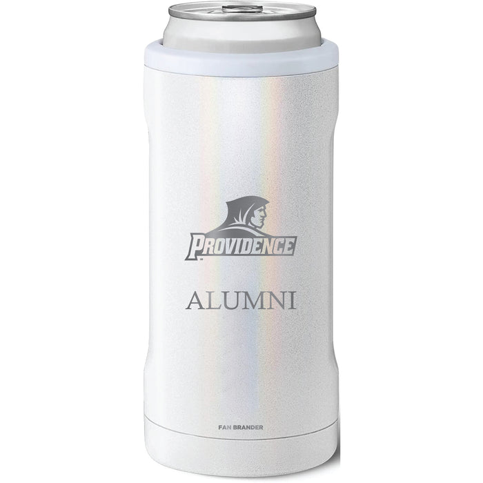 BruMate Slim Insulated Can Cooler with Providence Friars Alumni Primary Logo