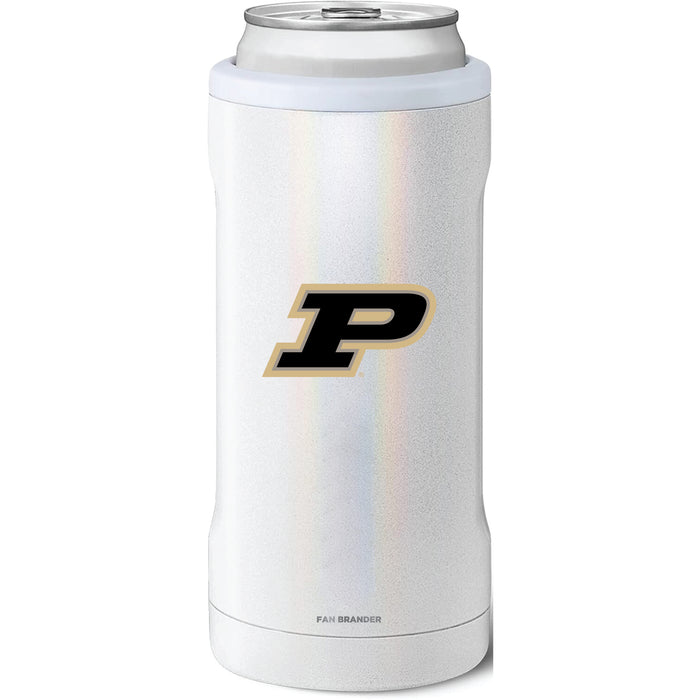 BruMate Slim Insulated Can Cooler with Purdue Boilermakers Primary Logo