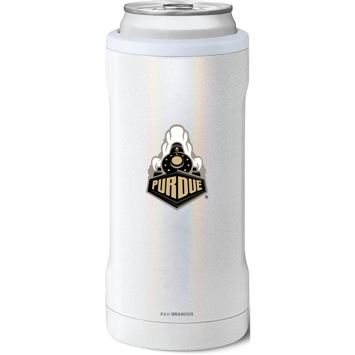 BruMate Slim Insulated Can Cooler with Purdue Boilermakers Secondary Logo