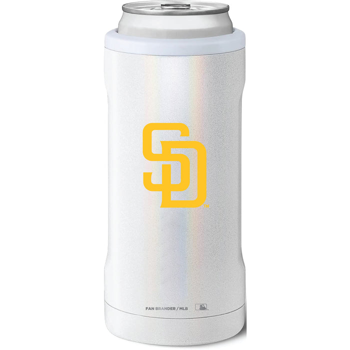 BruMate Slim Insulated Can Cooler with San Diego Padres Primary Logo