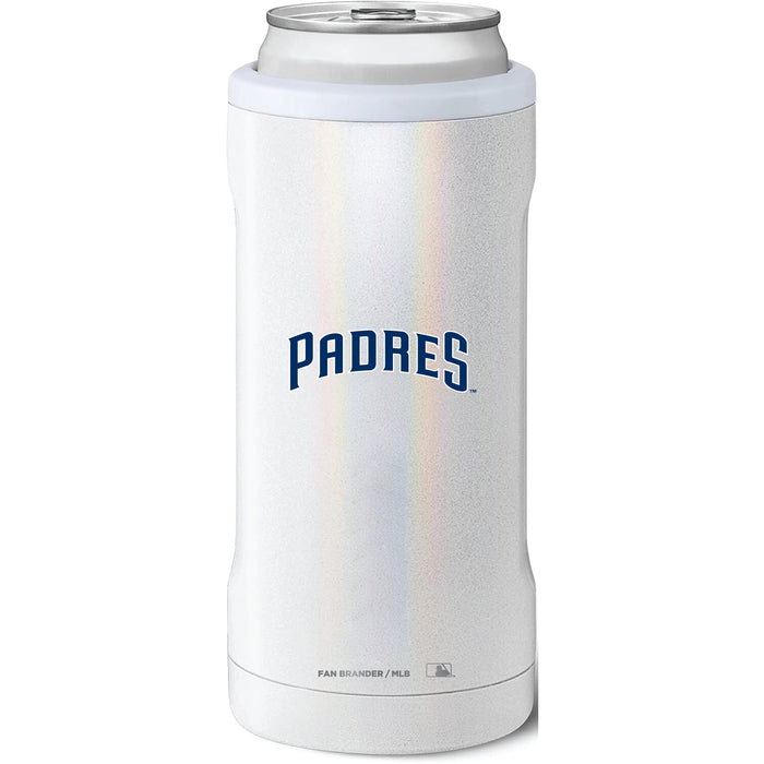 BruMate Slim Insulated Can Cooler with San Diego Padres Secondary Logo