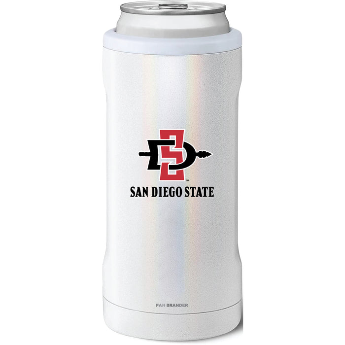 BruMate Slim Insulated Can Cooler with San Diego State Aztecs Secondary Logo