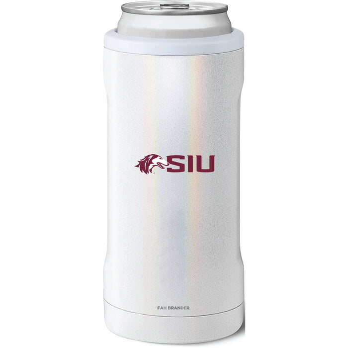 BruMate Slim Insulated Can Cooler with Southern Illinois Salukis Secondary Logo