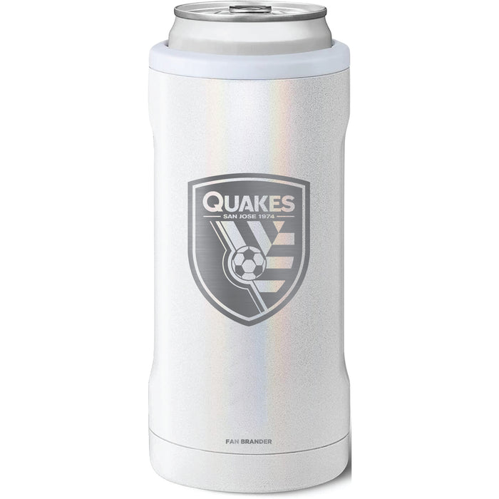 BruMate Slim Insulated Can Cooler with San Jose Earthquakes Primary Logo