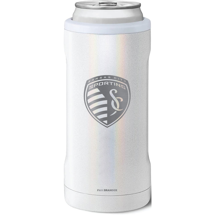 BruMate Slim Insulated Can Cooler with Sporting Kansas City Primary Logo