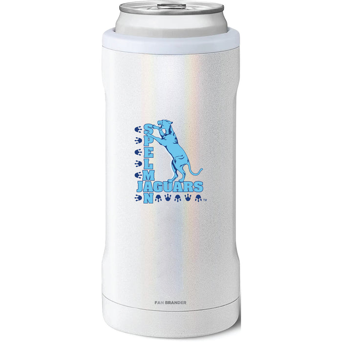 BruMate Slim Insulated Can Cooler with Spelman College Jaguars Primary Logo