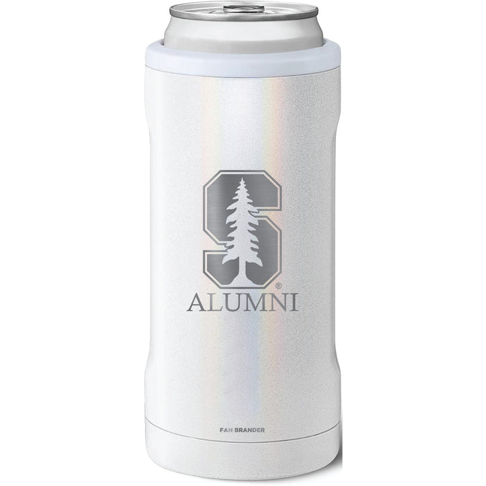 BruMate Slim Insulated Can Cooler with Stanford Cardinal Alumni Primary Logo