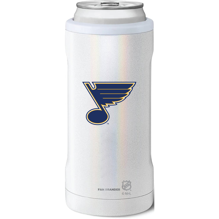 BruMate Slim Insulated Can Cooler with St. Louis Blues Primary Logo