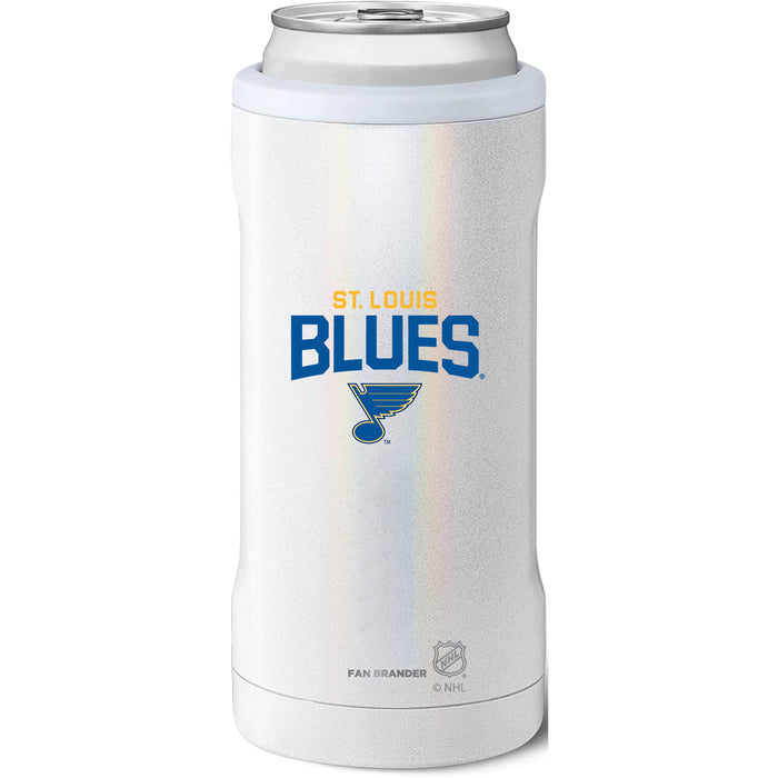 BruMate Slim Insulated Can Cooler with St. Louis Blues Secondary Logo