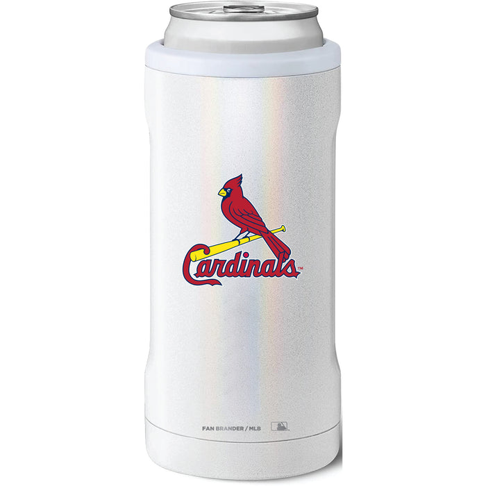 BruMate Slim Insulated Can Cooler with St. Louis Cardinals Primary Logo