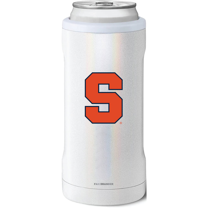 BruMate Slim Insulated Can Cooler with Syracuse Orange Primary Logo