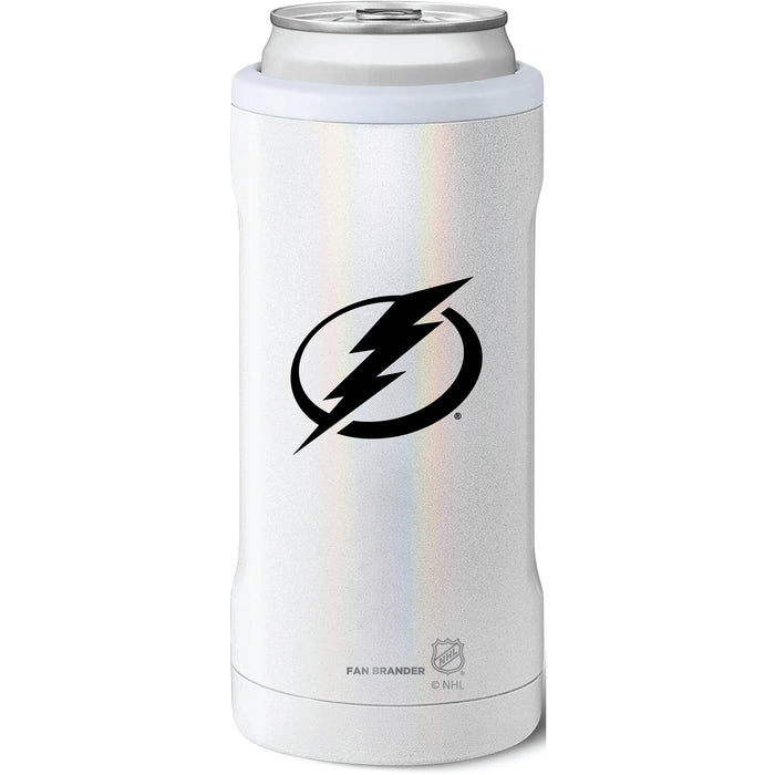 BruMate Slim Insulated Can Cooler with Tampa Bay Lightning Primary Logo