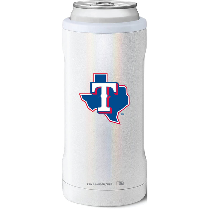 BruMate Slim Insulated Can Cooler with Texas Rangers Secondary Logo