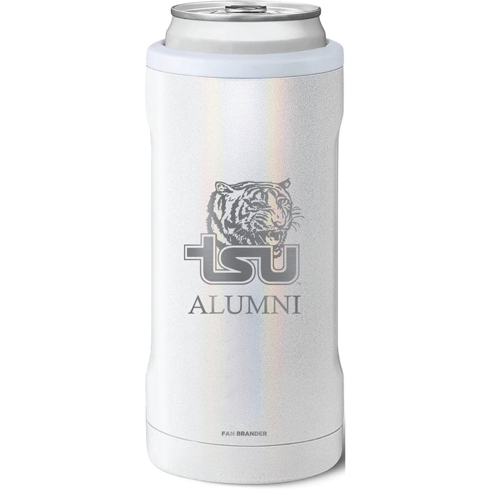 BruMate Slim Insulated Can Cooler with Tennessee State Tigers Alumni Primary Logo