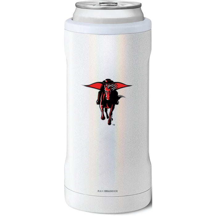 BruMate Slim Insulated Can Cooler with Texas Tech Red Raiders Secondary Logo