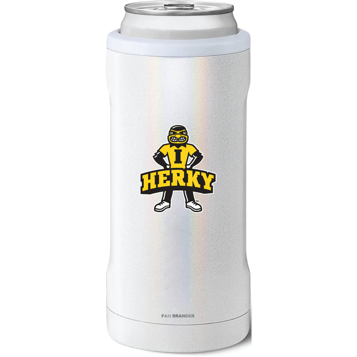 BruMate Slim Insulated Can Cooler with Iowa Hawkeyes Secondary Logo