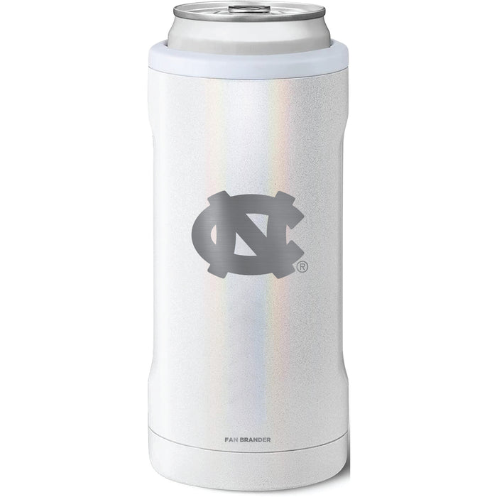 BruMate Slim Insulated Can Cooler with UNC Tar Heels Primary Logo