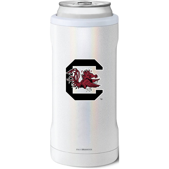 BruMate Slim Insulated Can Cooler with South Carolina Gamecocks Primary Logo