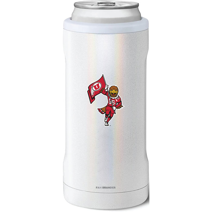 BruMate Slim Insulated Can Cooler with Utah Utes Secondary Logo