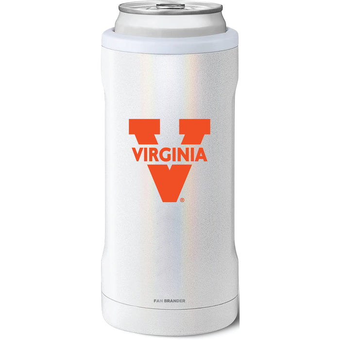 BruMate Slim Insulated Can Cooler with Virginia Cavaliers Secondary Logo