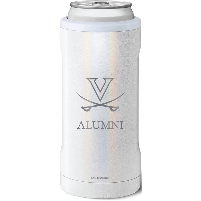 BruMate Slim Insulated Can Cooler with Virginia Cavaliers Alumni Primary Logo