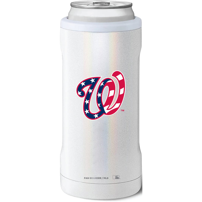 BruMate Slim Insulated Can Cooler with Washington Nationals Secondary Logo