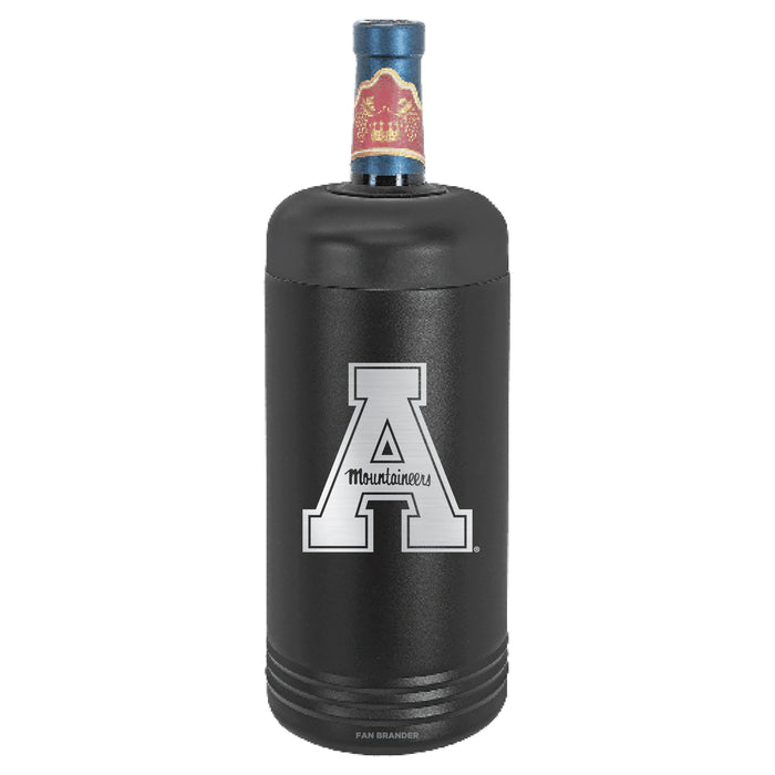 Fan Brander Wine Chiller Tumbler with Appalachian State Mountaineers Etched Primary Logo