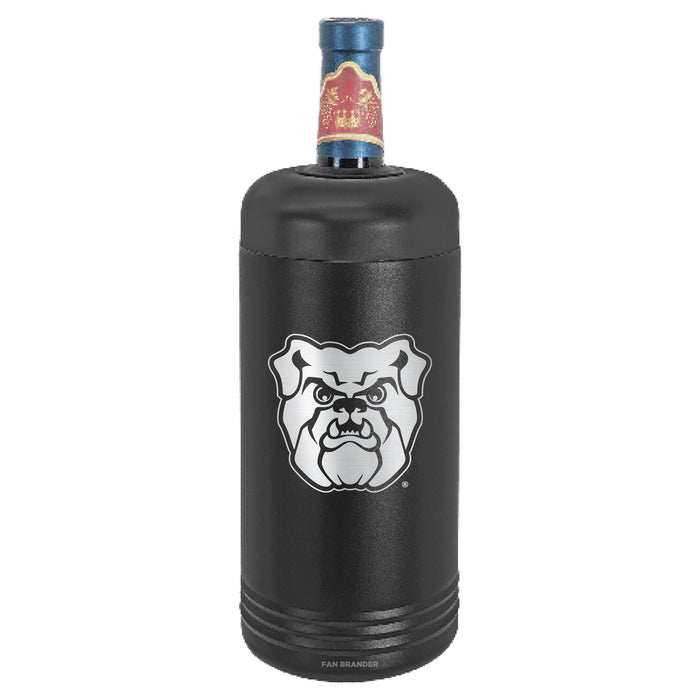 Fan Brander Wine Chiller Tumbler with Butler Bulldogs Etched Primary Logo