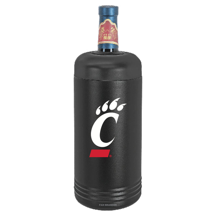 Fan Brander Wine Chiller Tumbler with Cincinnati Bearcats Primary Logo