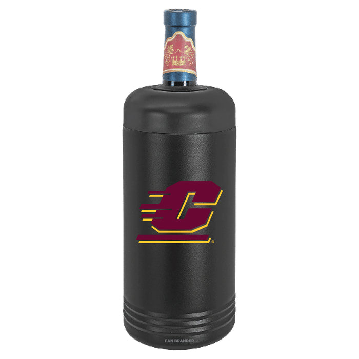 Fan Brander Wine Chiller Tumbler with Central Michigan Chippewas Primary Logo