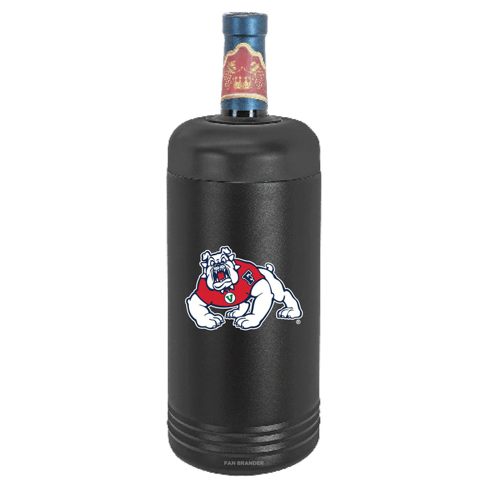 Fan Brander Wine Chiller Tumbler with Fresno State Bulldogs Primary Logo