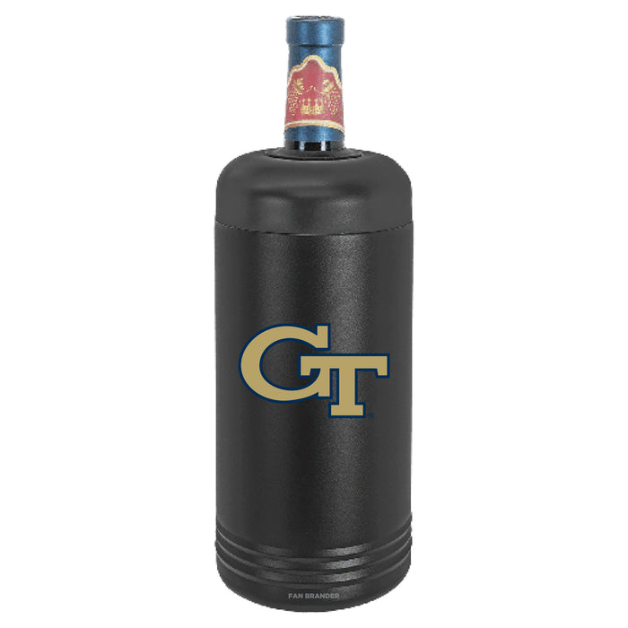 Fan Brander Wine Chiller Tumbler with Georgia Tech Yellow Jackets Primary Logo