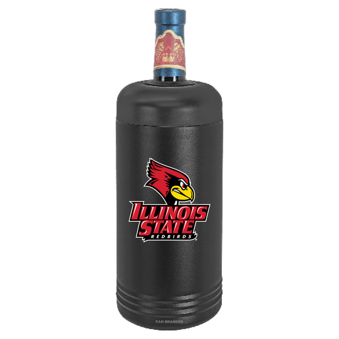 Fan Brander Wine Chiller Tumbler with Illinois State Redbirds Secondary Logo