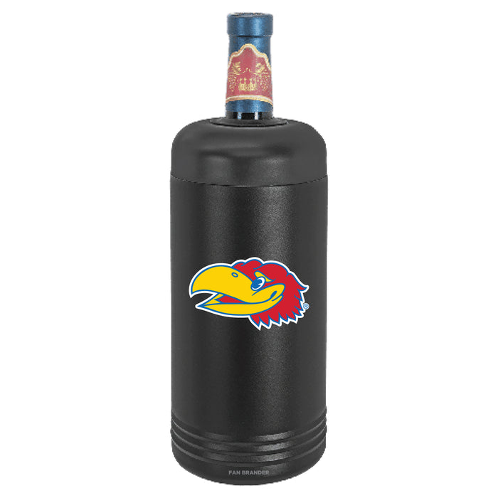 Fan Brander Wine Chiller Tumbler with Kansas Jayhawks Secondary Logo