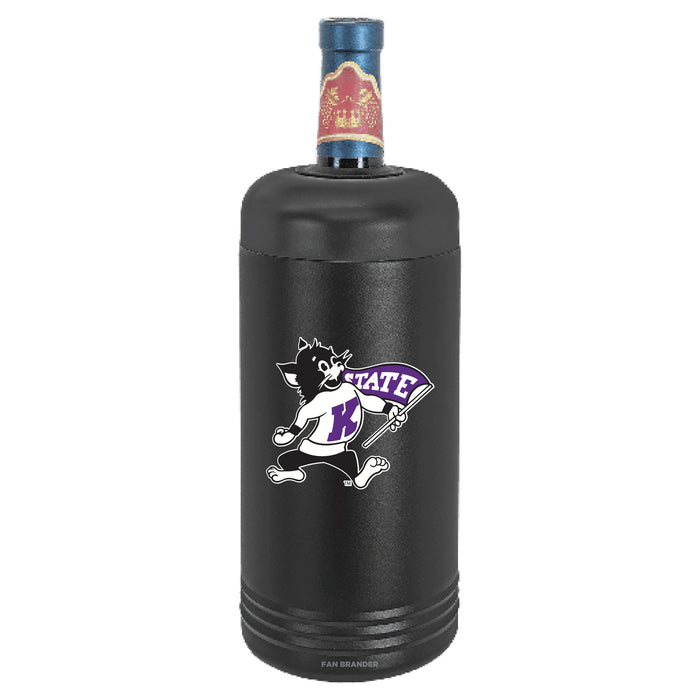 Fan Brander Wine Chiller Tumbler with Kansas State Wildcats Secondary Logo